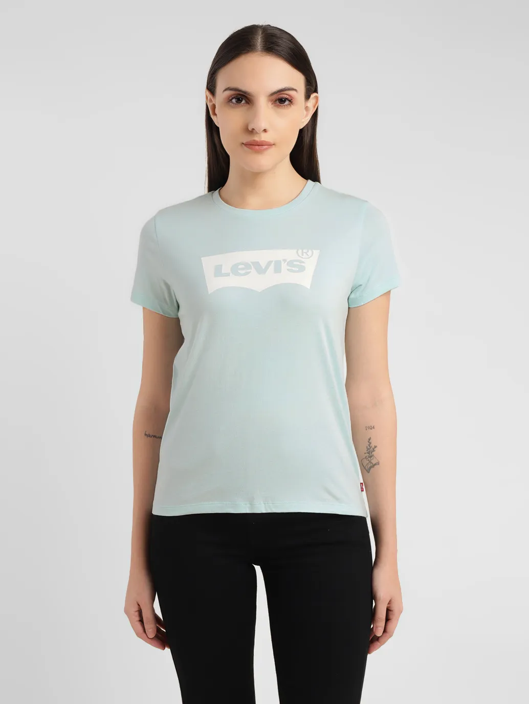 Women's Brand Logo Crew Neck T-shirt - Image 2