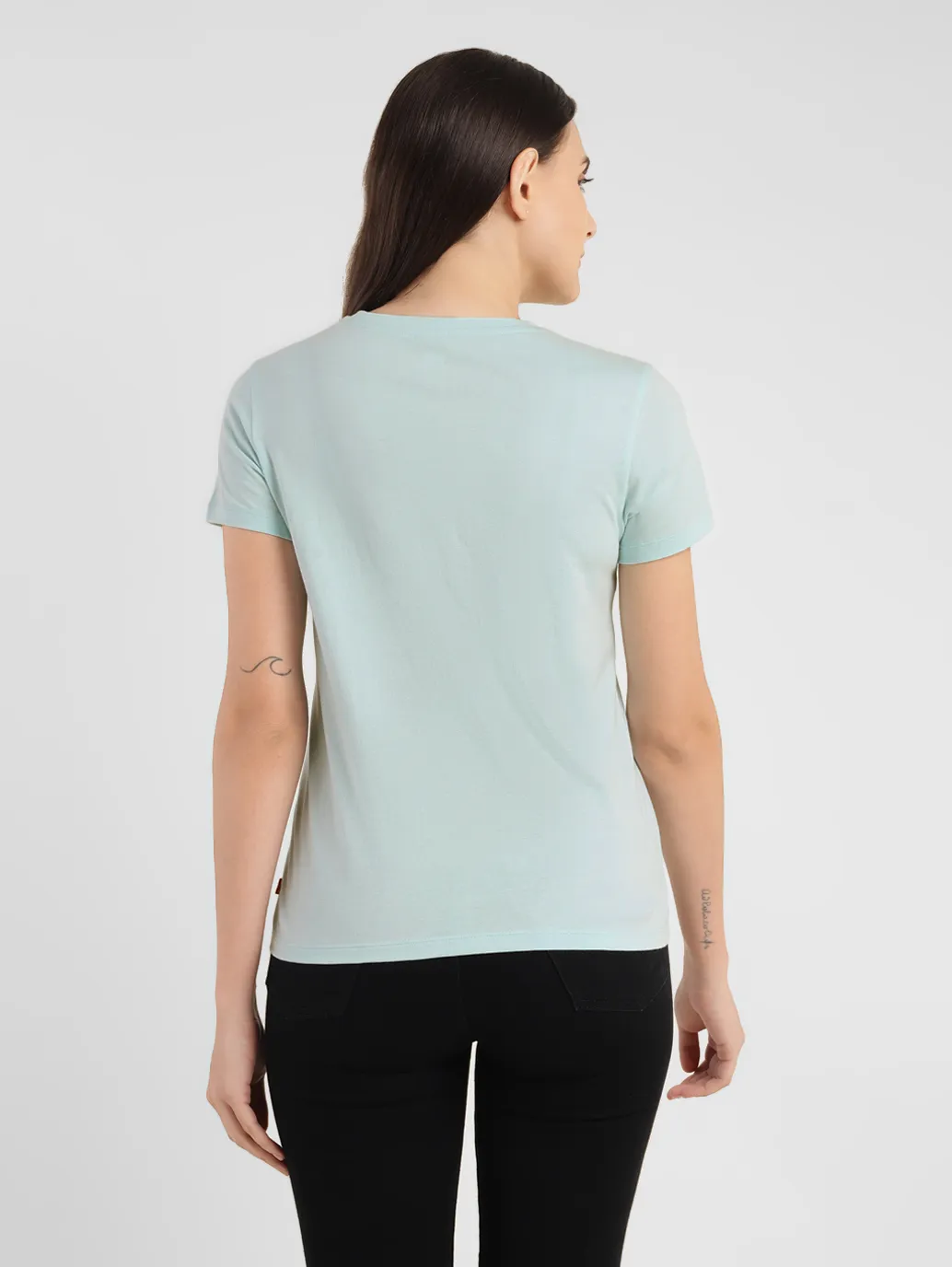 Women's Brand Logo Crew Neck T-shirt - Image 3