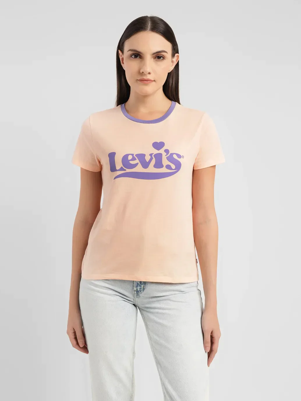 Women's Brand Logo Crew Neck T-shirt - Image 2
