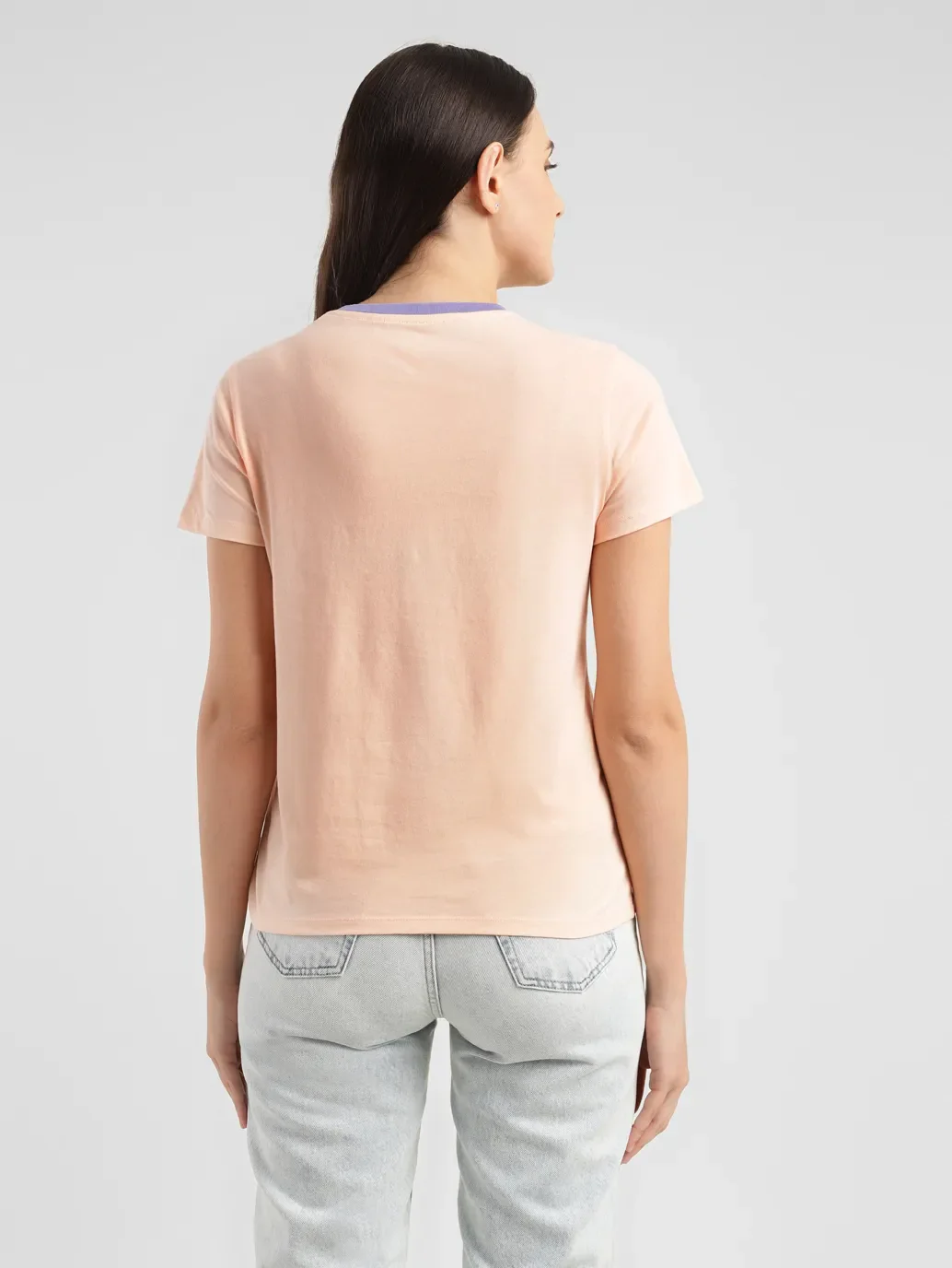Women's Brand Logo Crew Neck T-shirt - Image 3