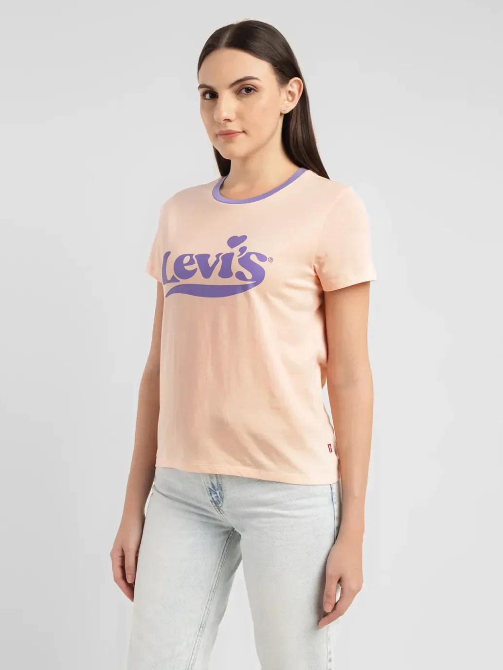 Women's Brand Logo Crew Neck T-shirt - Image 4