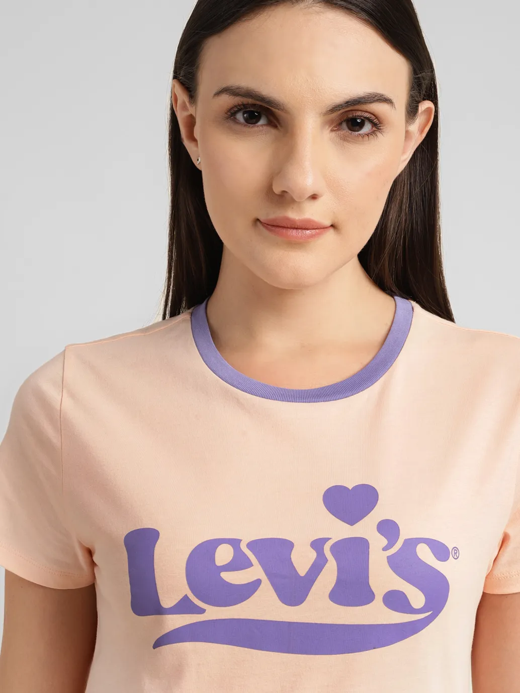 Women's Brand Logo Crew Neck T-shirt - Image 5