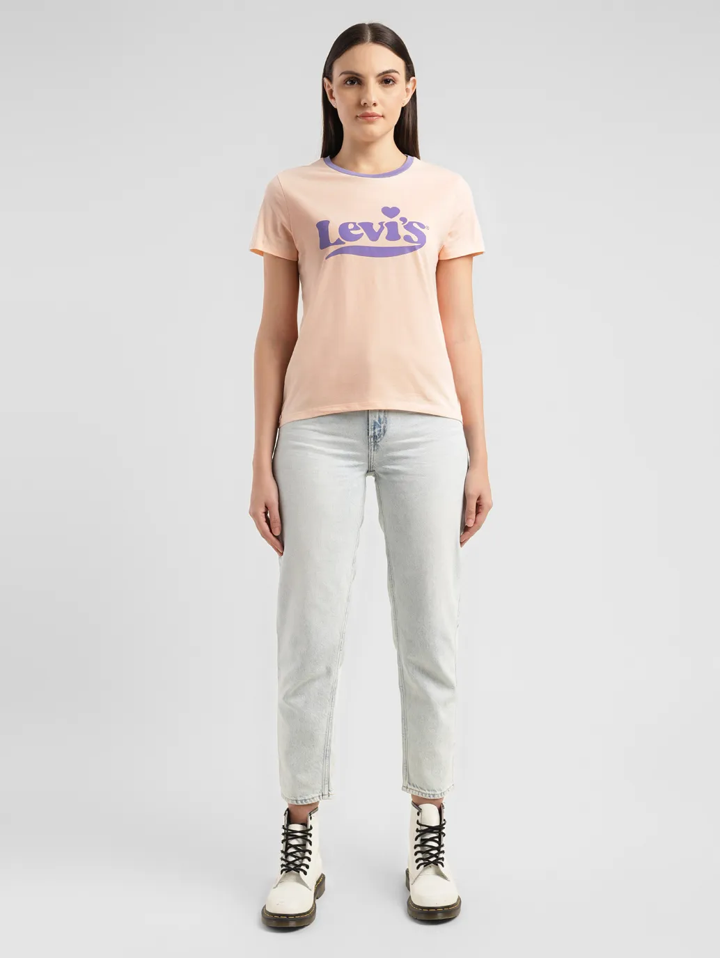Women's Brand Logo Crew Neck T-shirt - Image 6