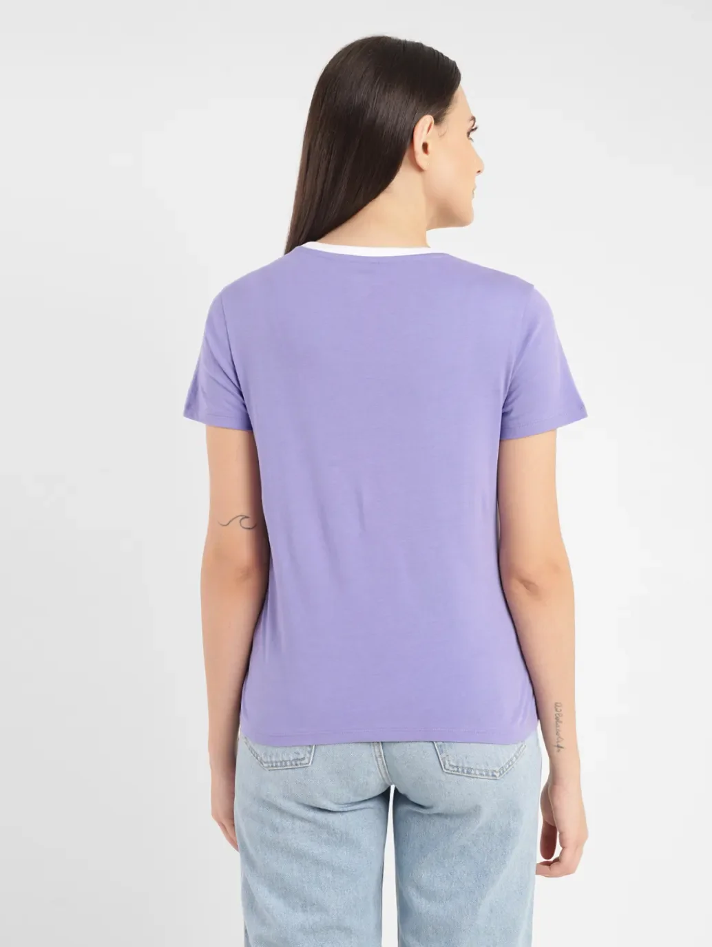 Women's Brand Logo Crew Neck T-shirt - Image 3