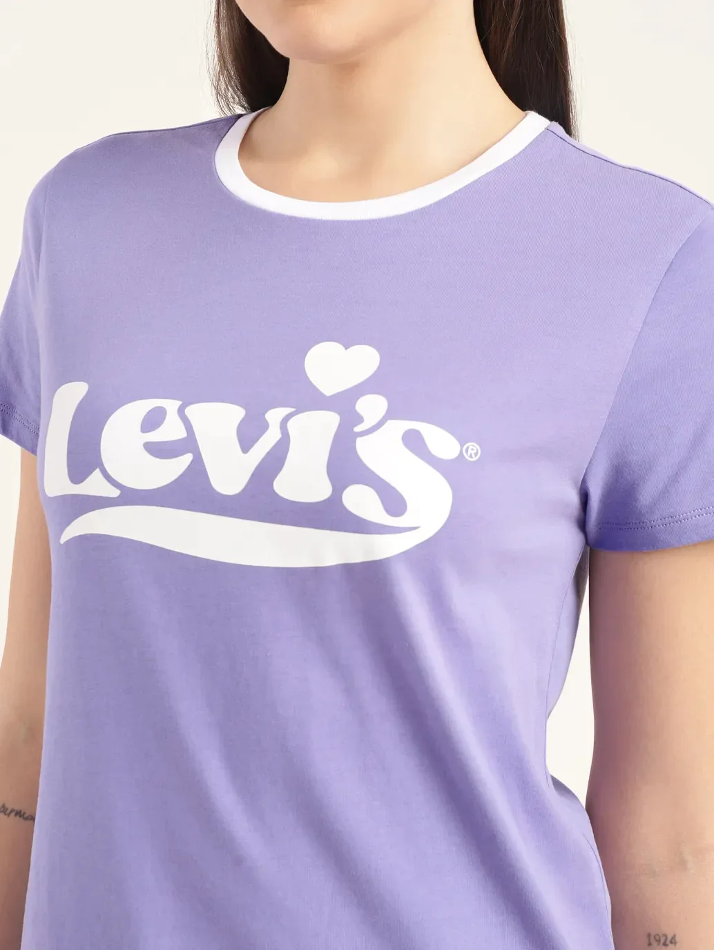 Women's Brand Logo Crew Neck T-shirt - Image 5