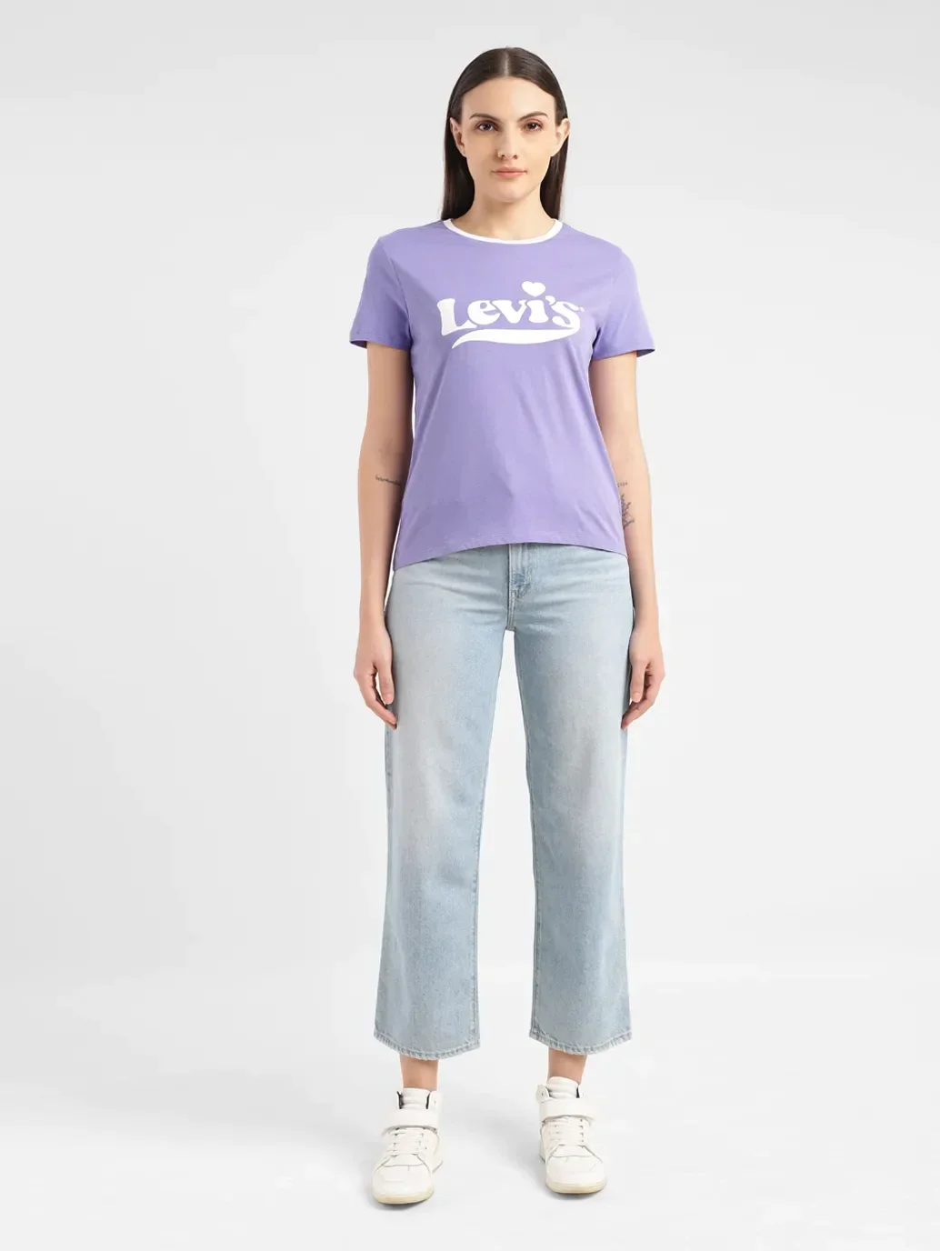 Women's Brand Logo Crew Neck T-shirt - Image 6