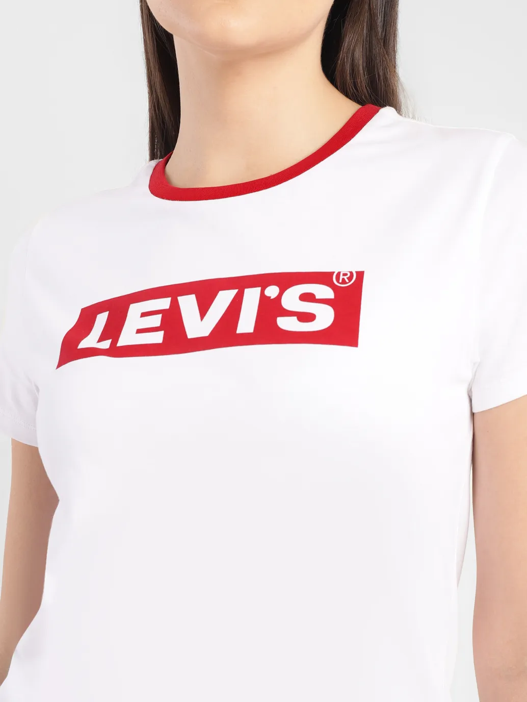Women's Brand Logo Crew Neck T-shirt - Image 5
