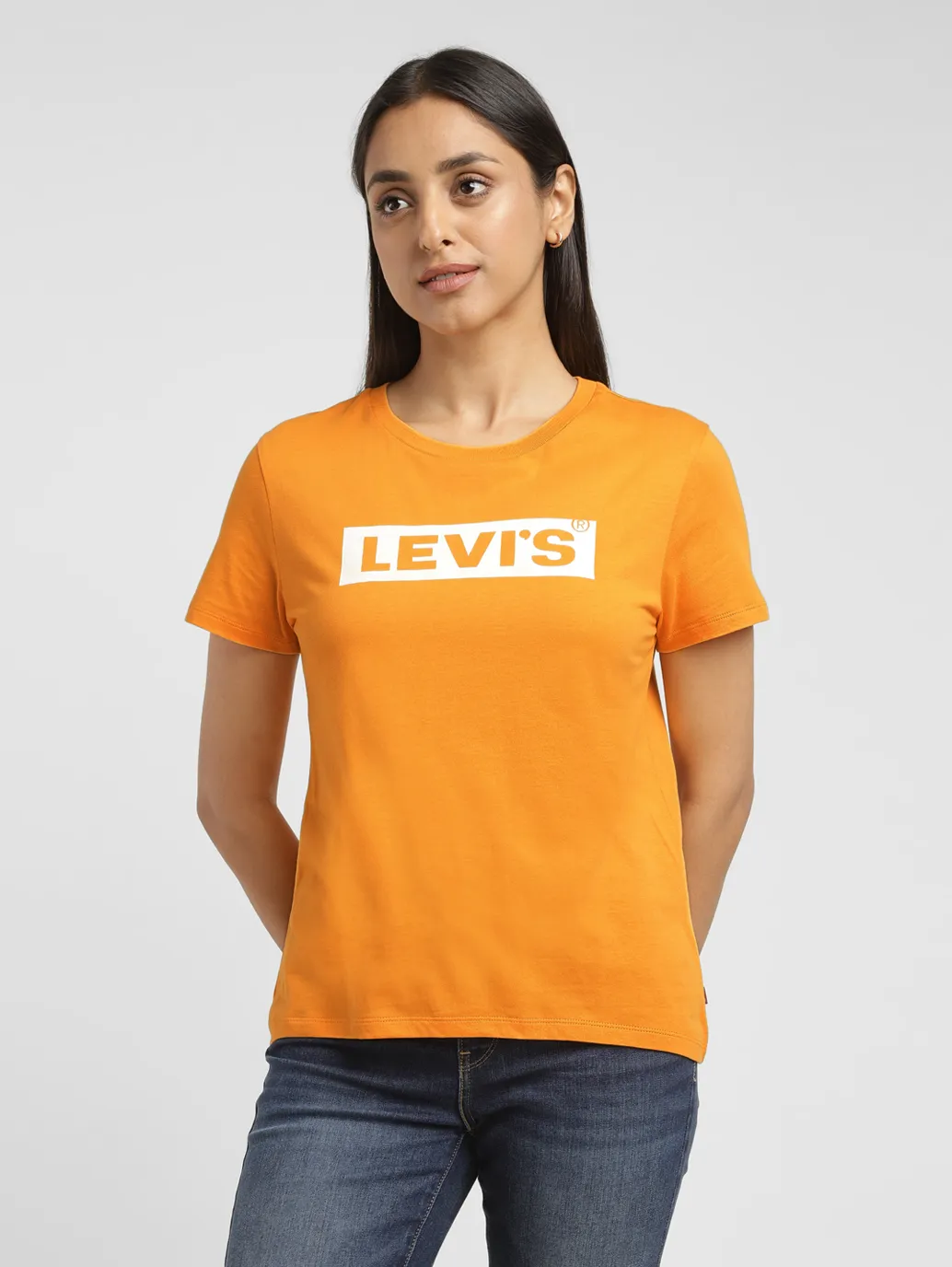 Women's Brand Logo Crew Neck T-shirt - Image 2