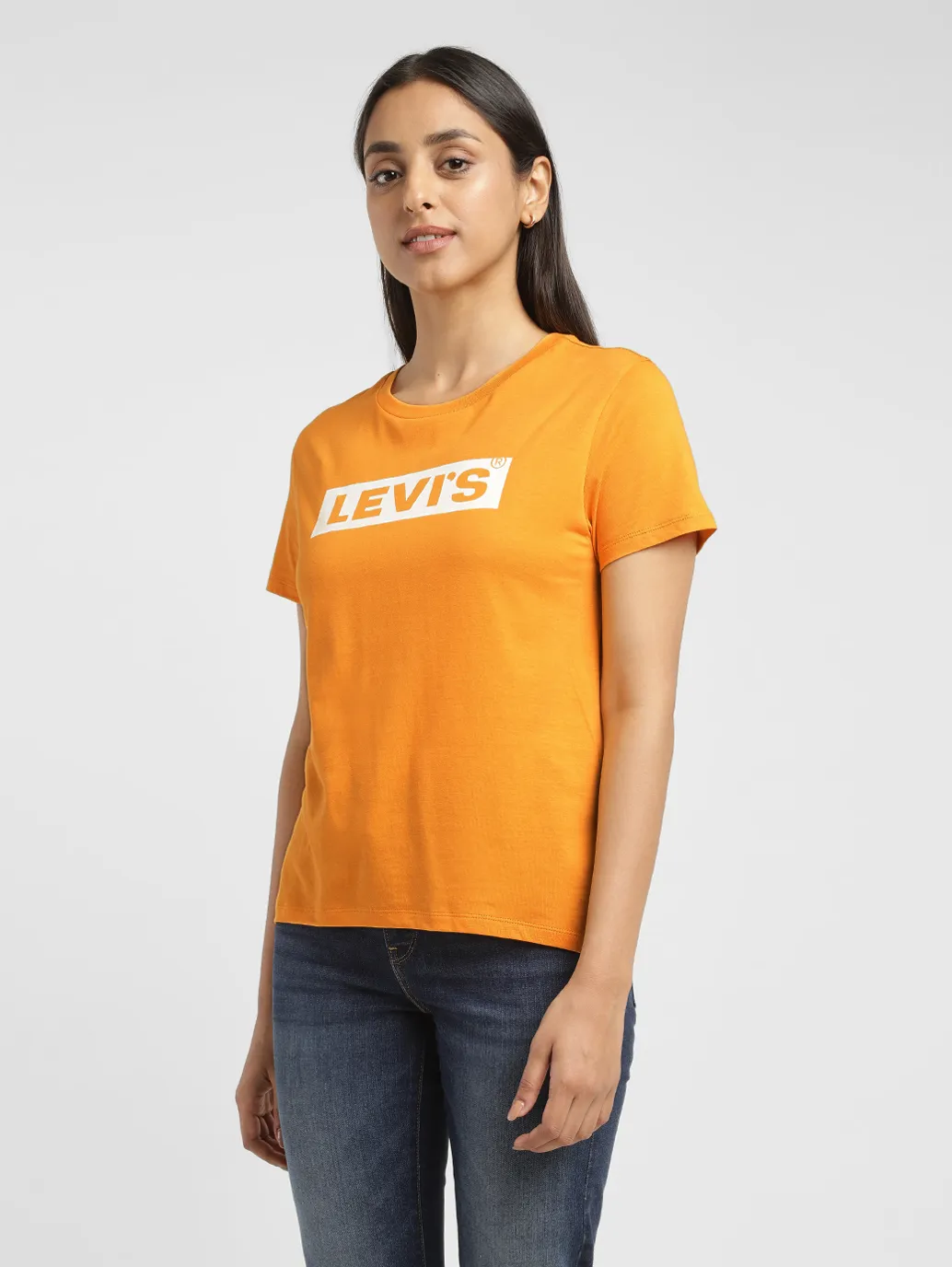 Women's Brand Logo Crew Neck T-shirt - Image 4