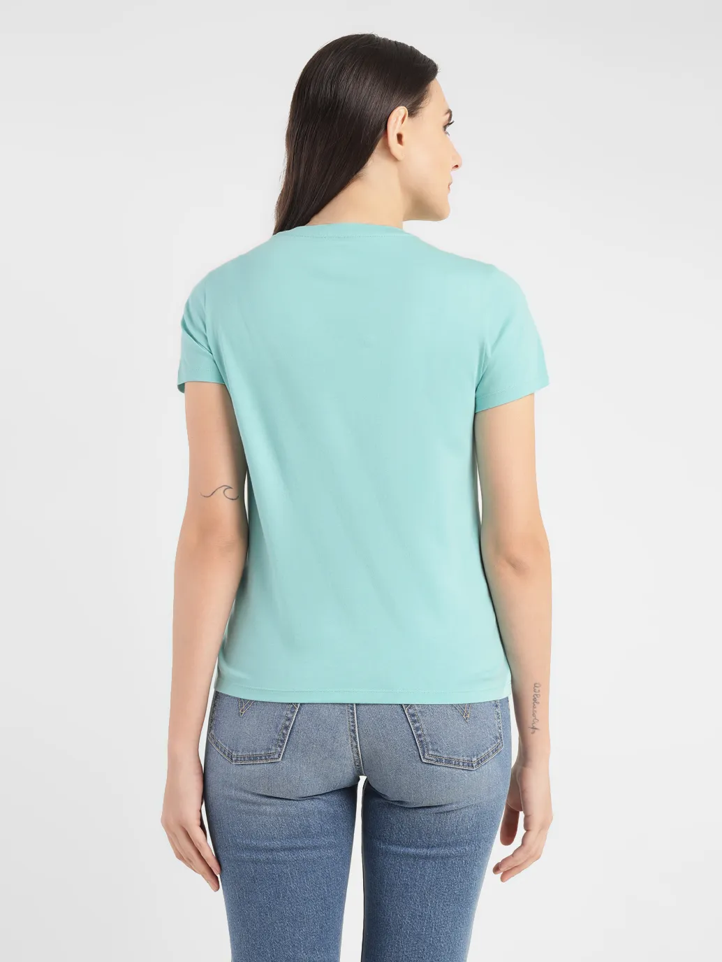 Women's Brand Logo Crew Neck T-shirt - Image 3