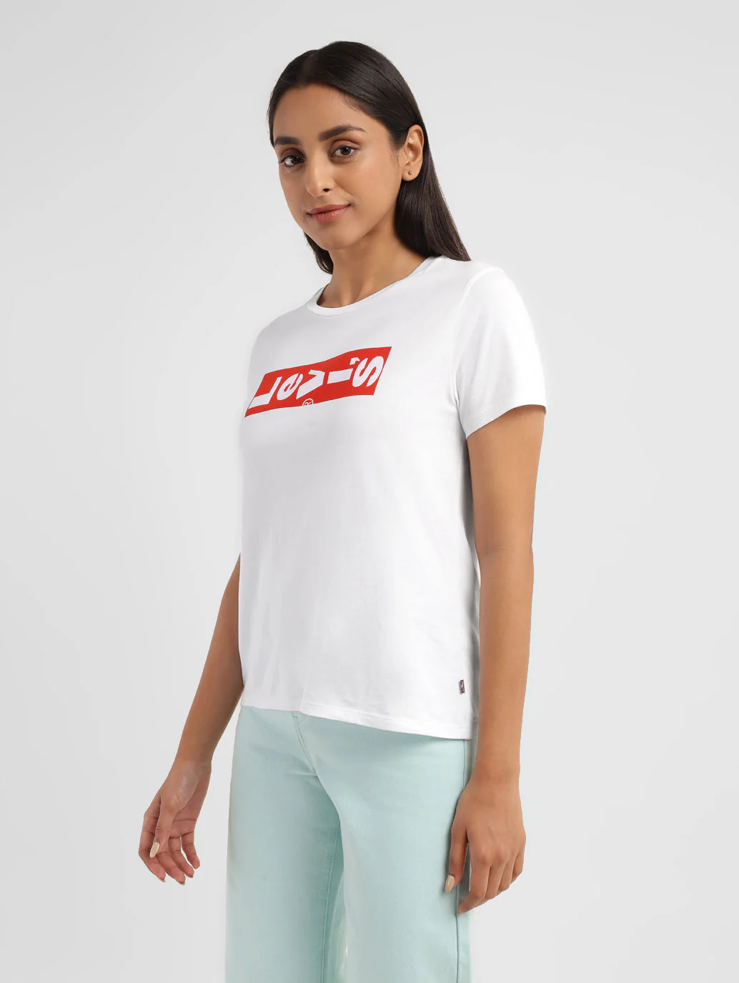 Women's Brand Logo Crew Neck T-shirt - Image 5