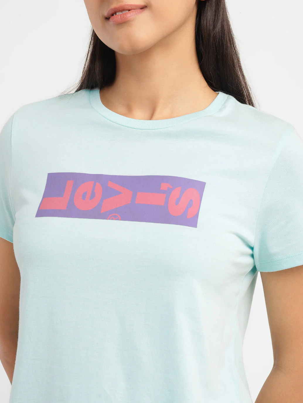 Women's Brand Logo Crew Neck T-shirt - Image 4
