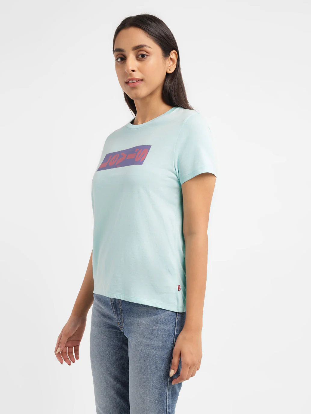 Women's Brand Logo Crew Neck T-shirt - Image 5