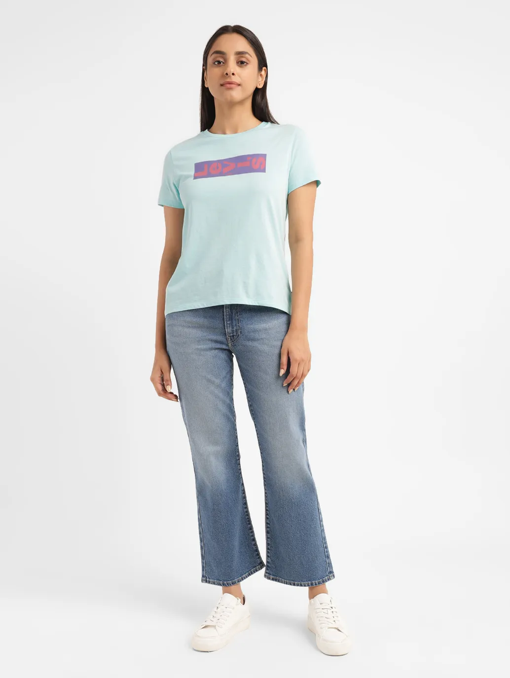 Women's Brand Logo Crew Neck T-shirt - Image 6