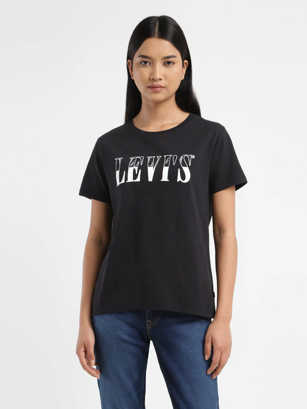 Women's Brand Logo Crew Neck T-shirt - Image 2