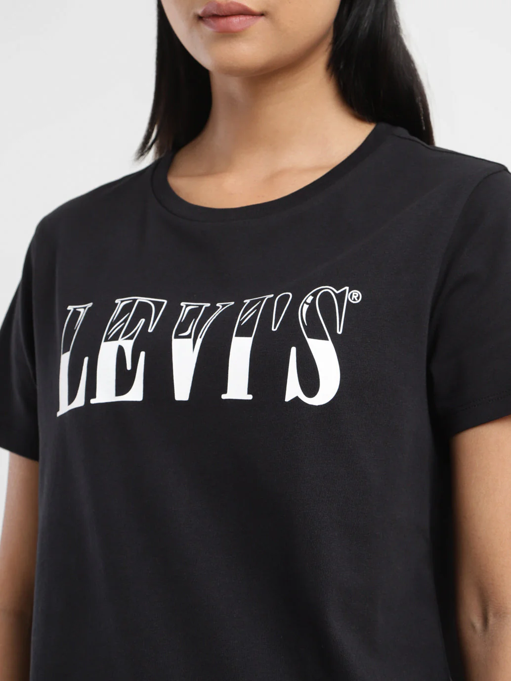 Women's Brand Logo Crew Neck T-shirt - Image 5