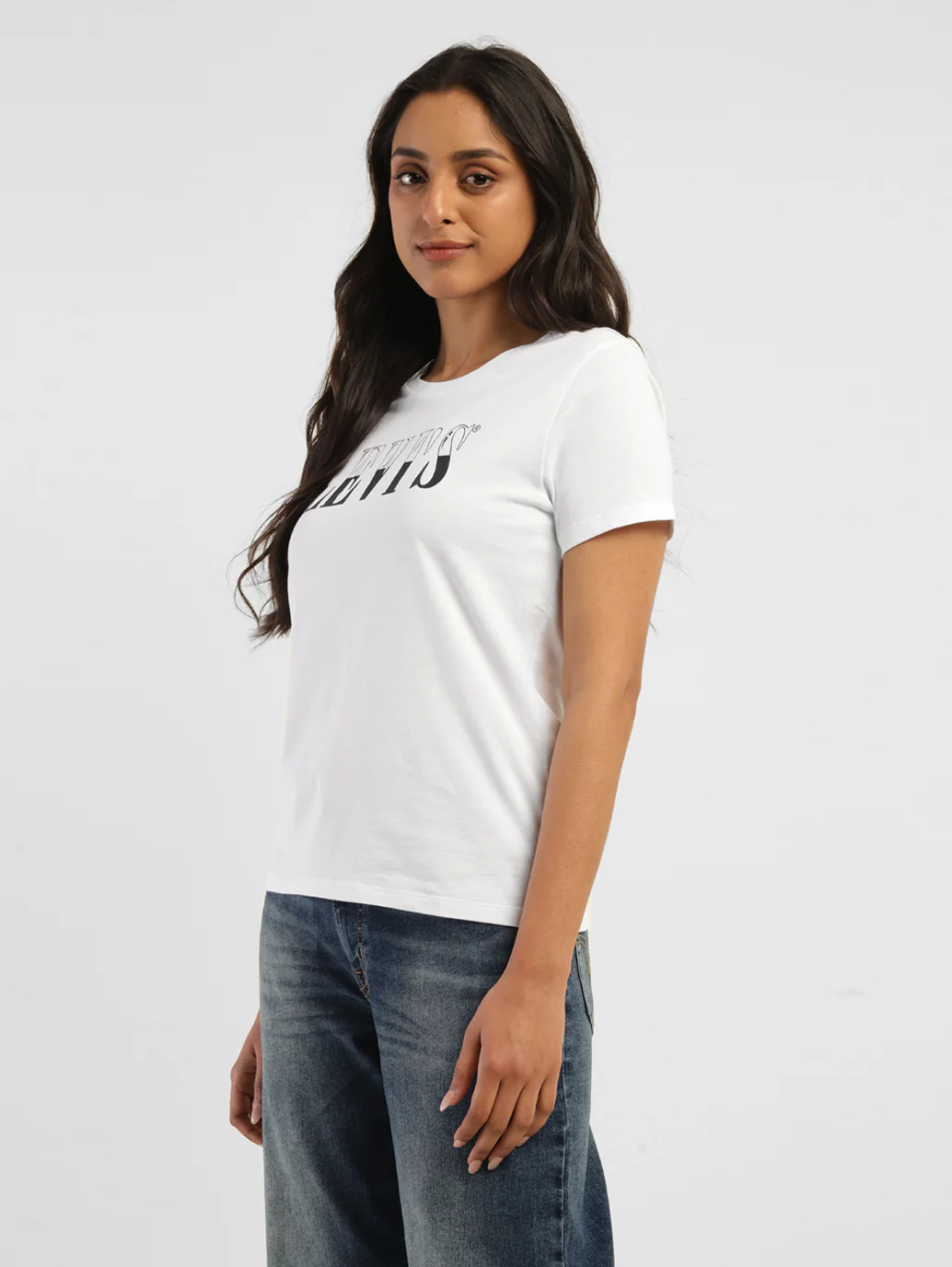 Women's Brand Logo Crew Neck T-shirt - Image 4