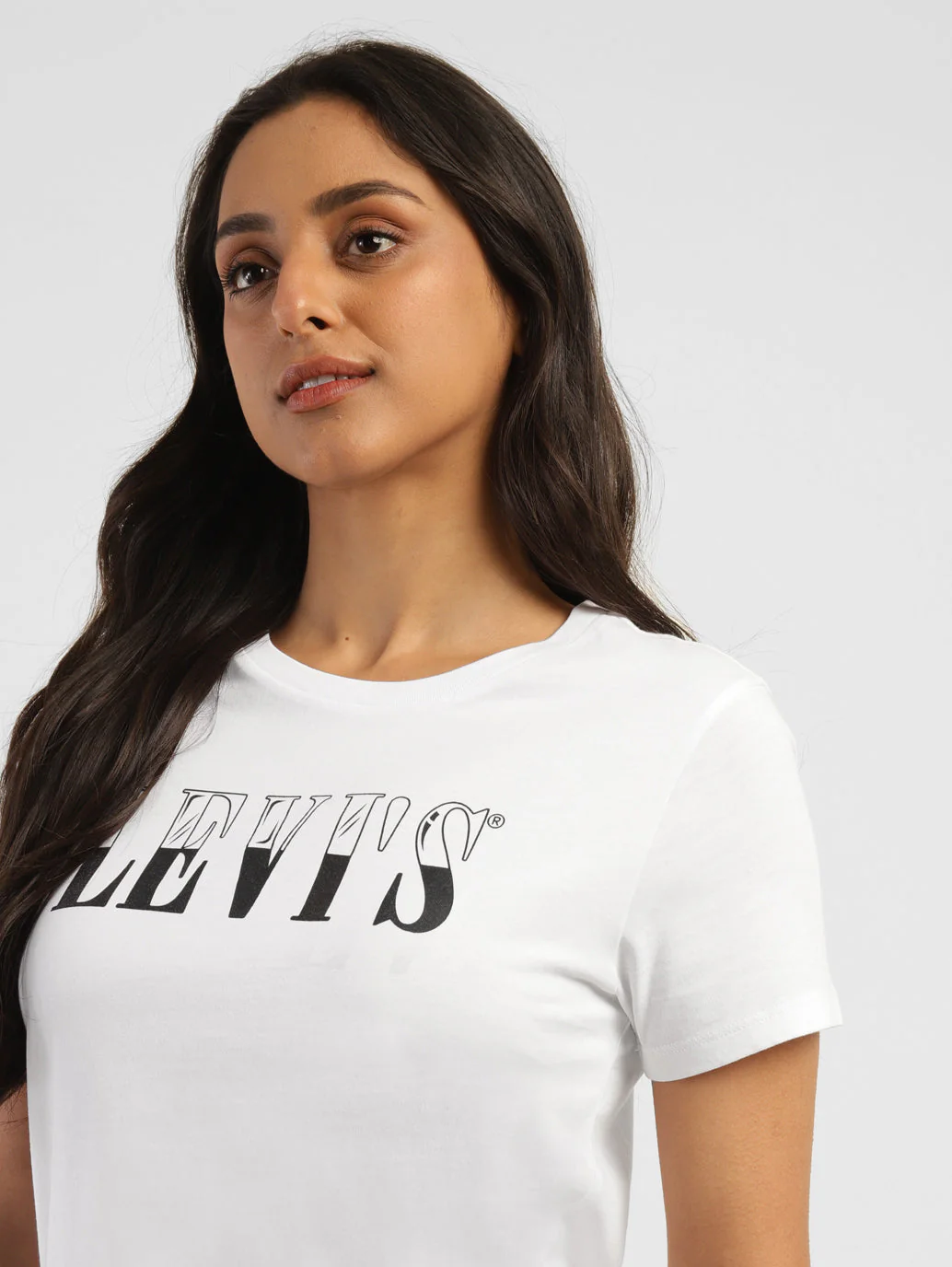 Women's Brand Logo Crew Neck T-shirt - Image 5
