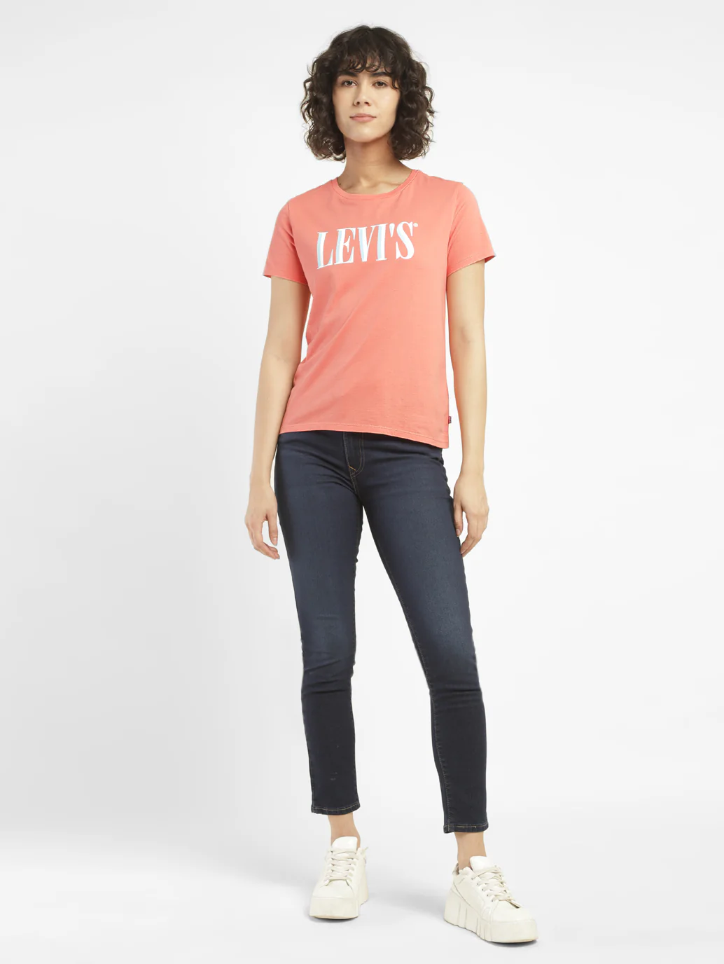 Women's Brand Logo Crew Neck T-shirt - Image 5
