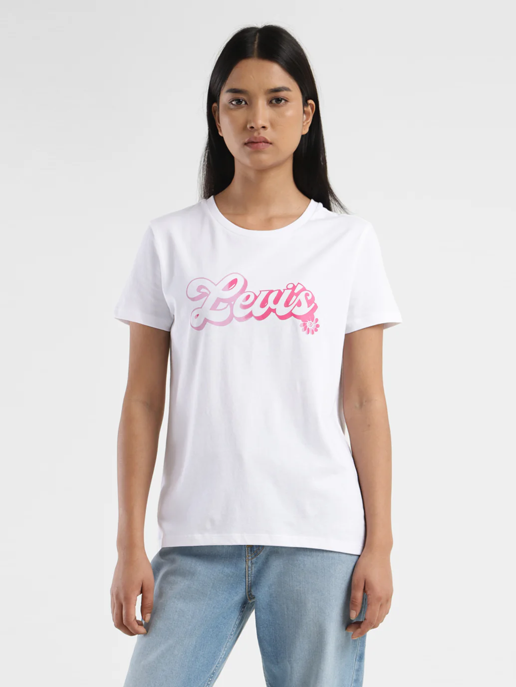 Women's Brand Logo Crew Neck T-Shirt - Image 2