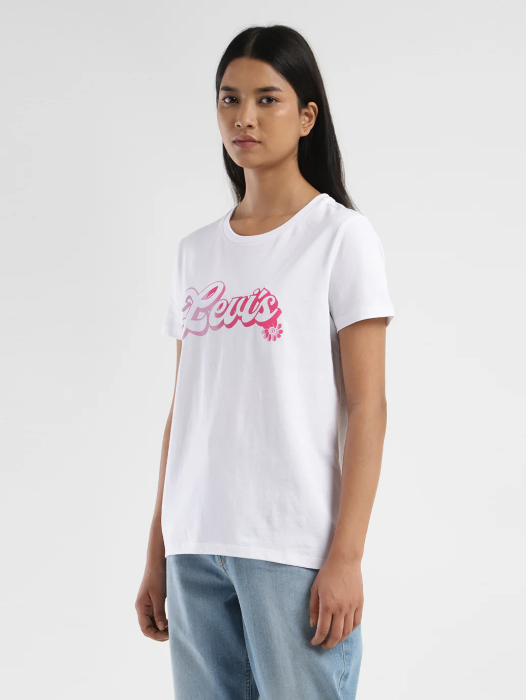 Women's Brand Logo Crew Neck T-Shirt - Image 5