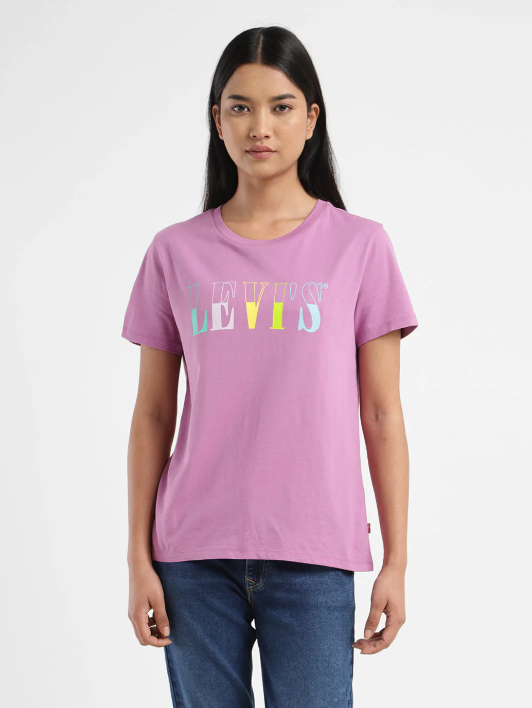 Women's Brand Logo Crew Neck T shirt - Image 3