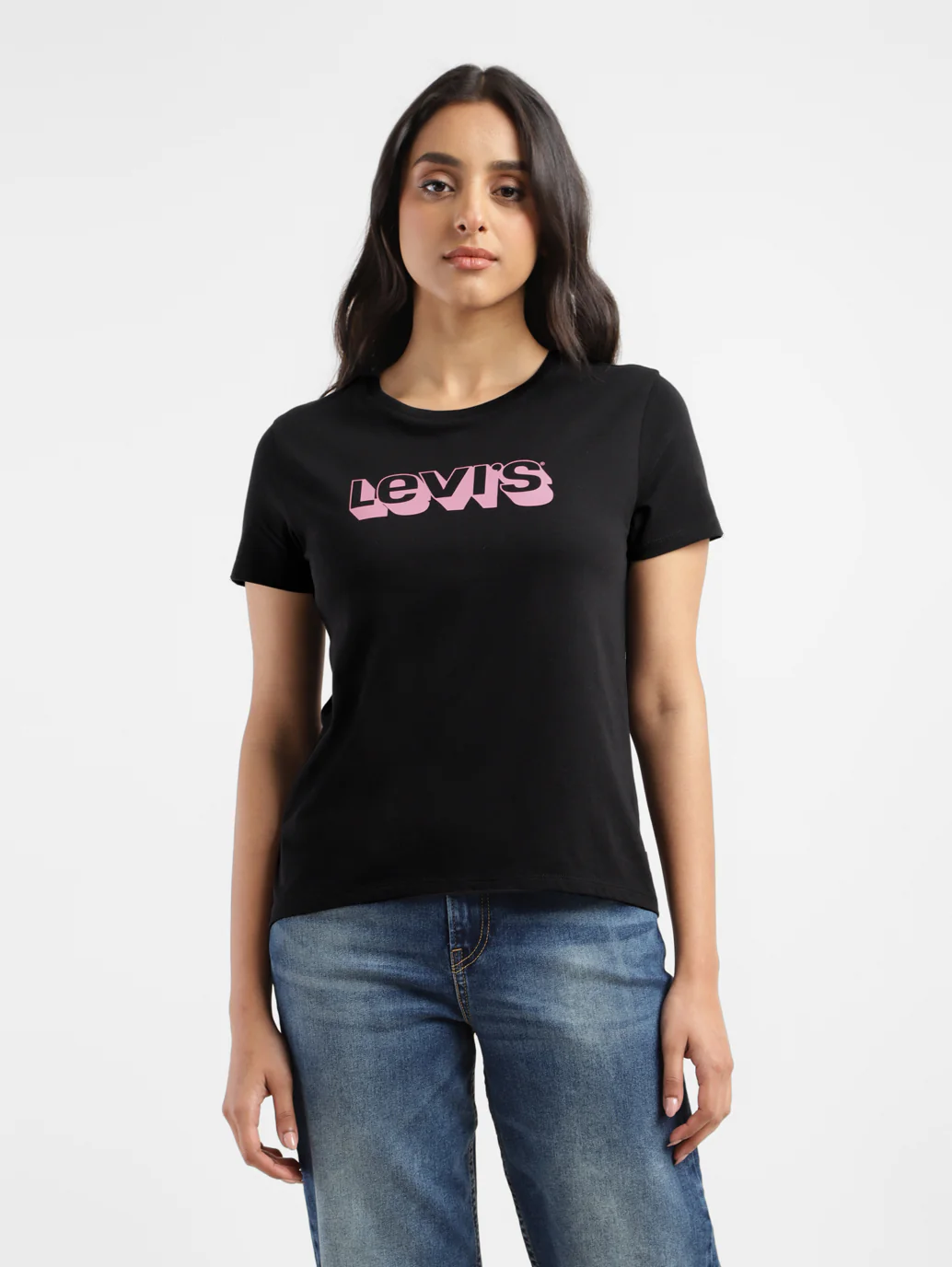 Women's Brand Logo Crew Neck T-Shirt - Image 2