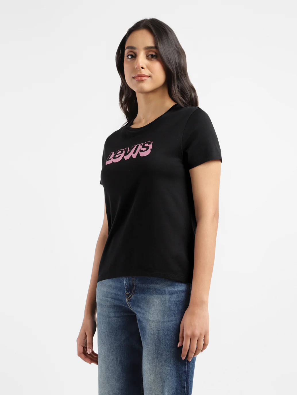Women's Brand Logo Crew Neck T-Shirt - Image 4