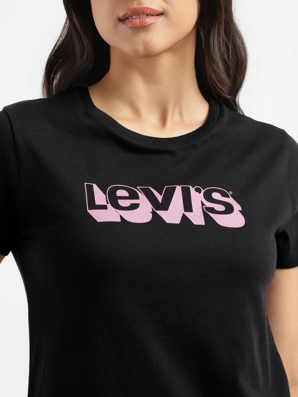 Women's Brand Logo Crew Neck T-Shirt - Image 5