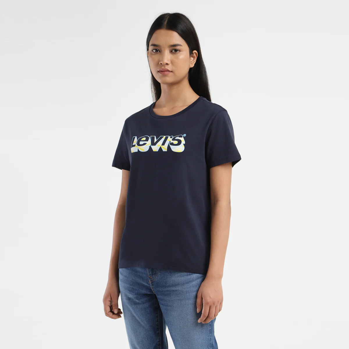 Women's Brand Logo Crew Neck T-shirt - Image 3