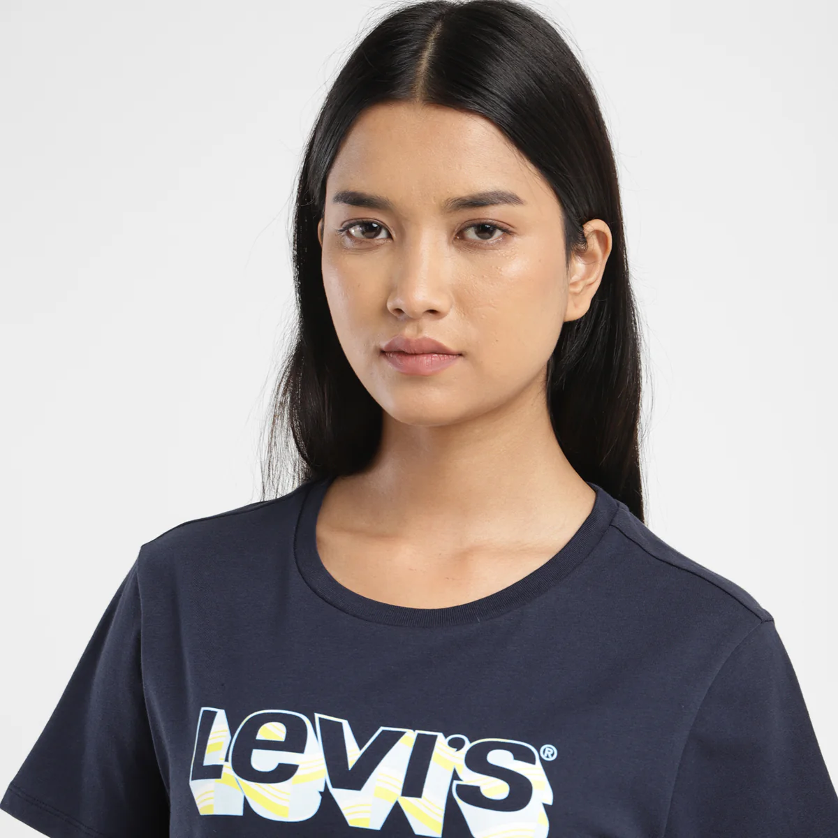 Women's Brand Logo Crew Neck T-shirt - Image 4