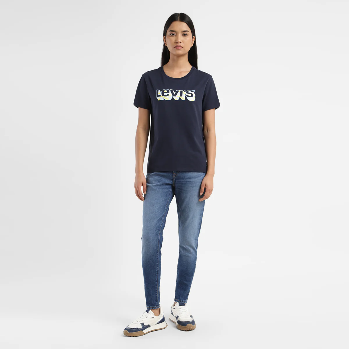 Women's Brand Logo Crew Neck T-shirt - Image 5