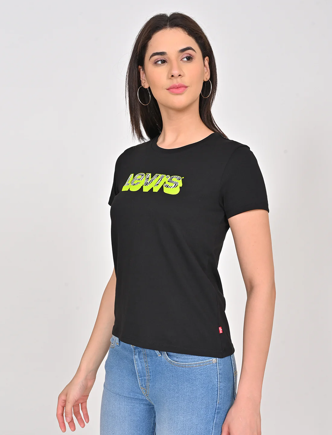 Women's Brand Logo Crew Neck T-Shirt - Image 2