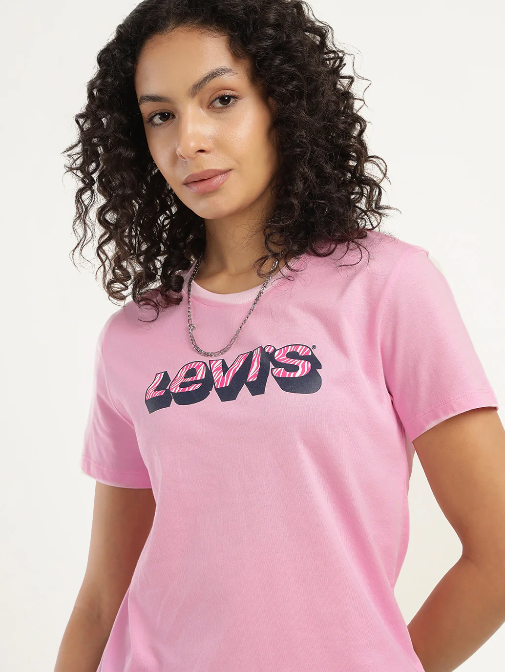 Women's Brand Logo Crew Neck T-Shirt - Image 4