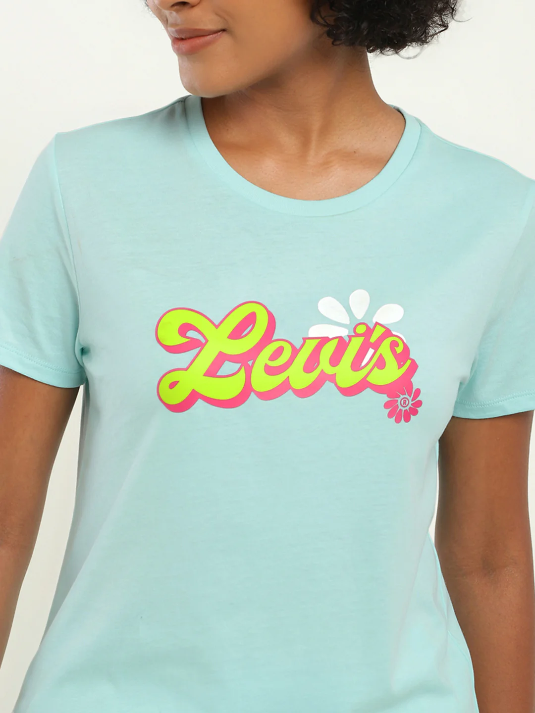 Women's Brand Logo Crew Neck T-Shirt - Image 4