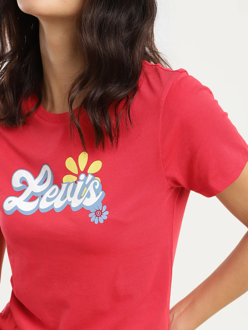Women's Brand Logo Crew Neck T-Shirt - Image 5