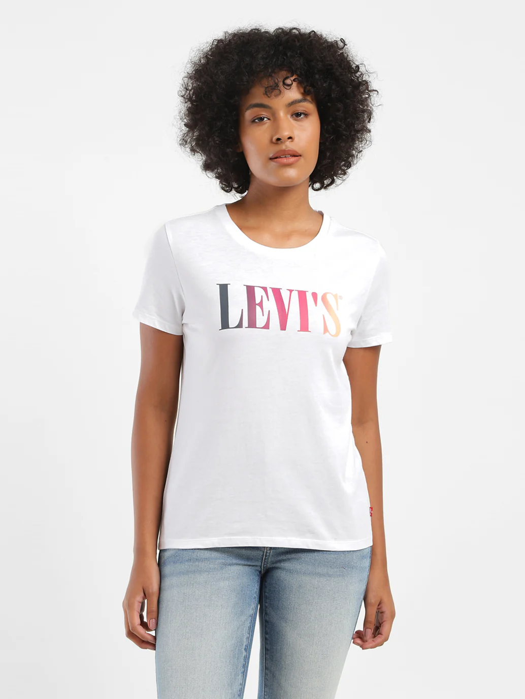 Women's Brand Logo Crew Neck T-Shirt - Image 3