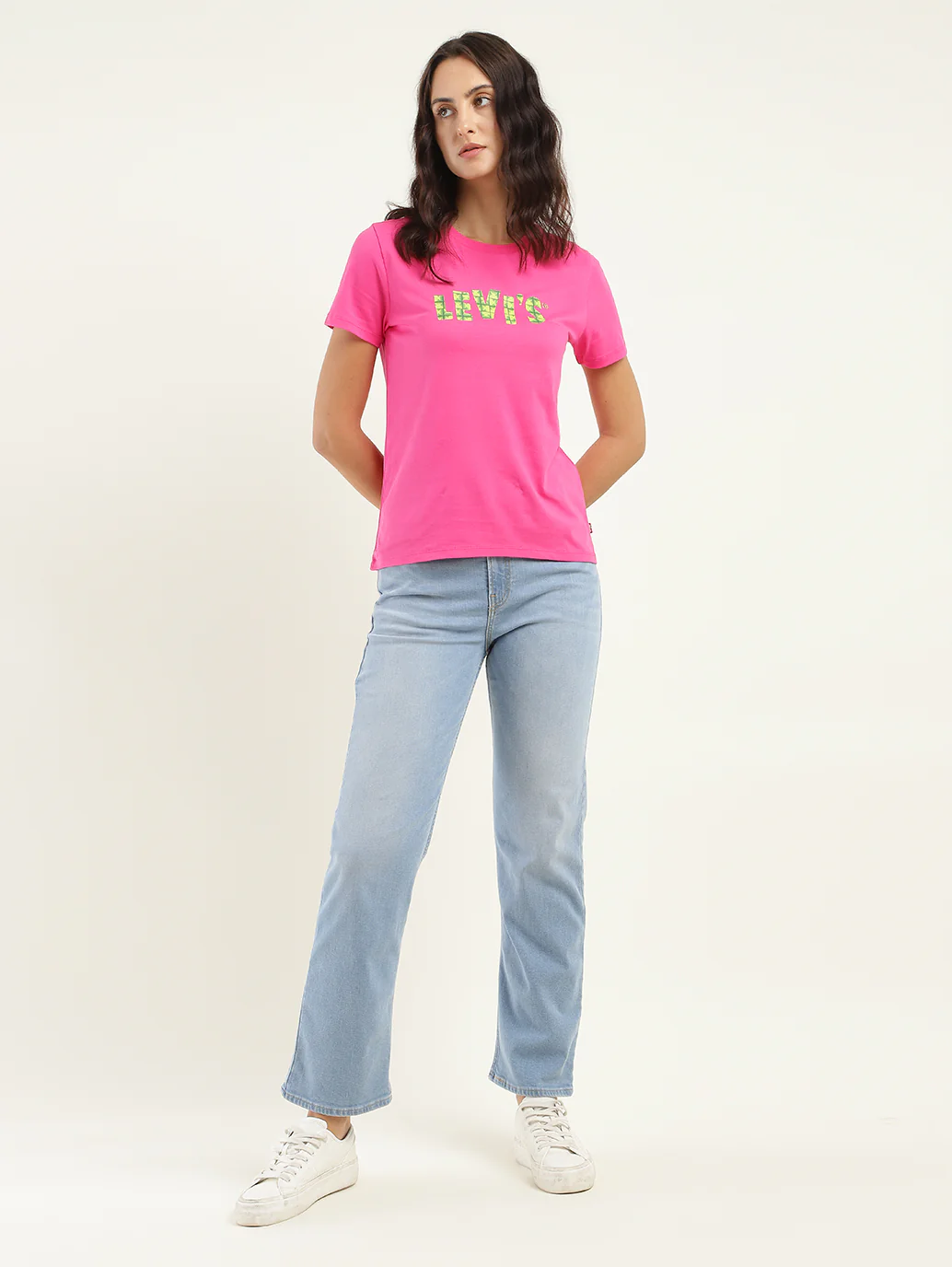 Women's Brand Logo Crew Neck T-Shirt - Image 2
