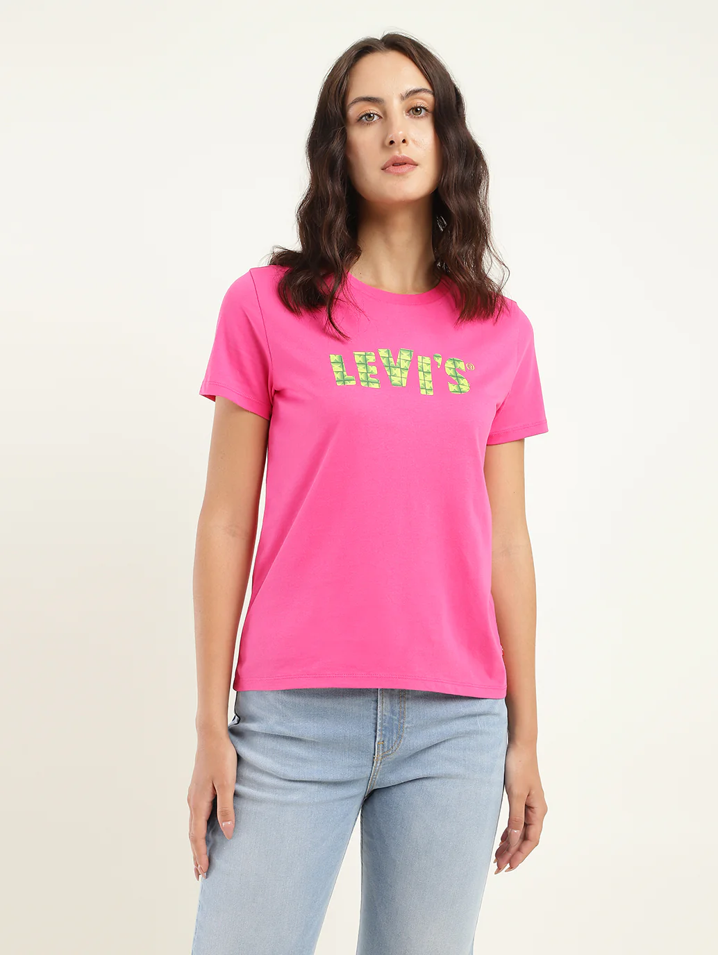 Women's Brand Logo Crew Neck T-Shirt - Image 4