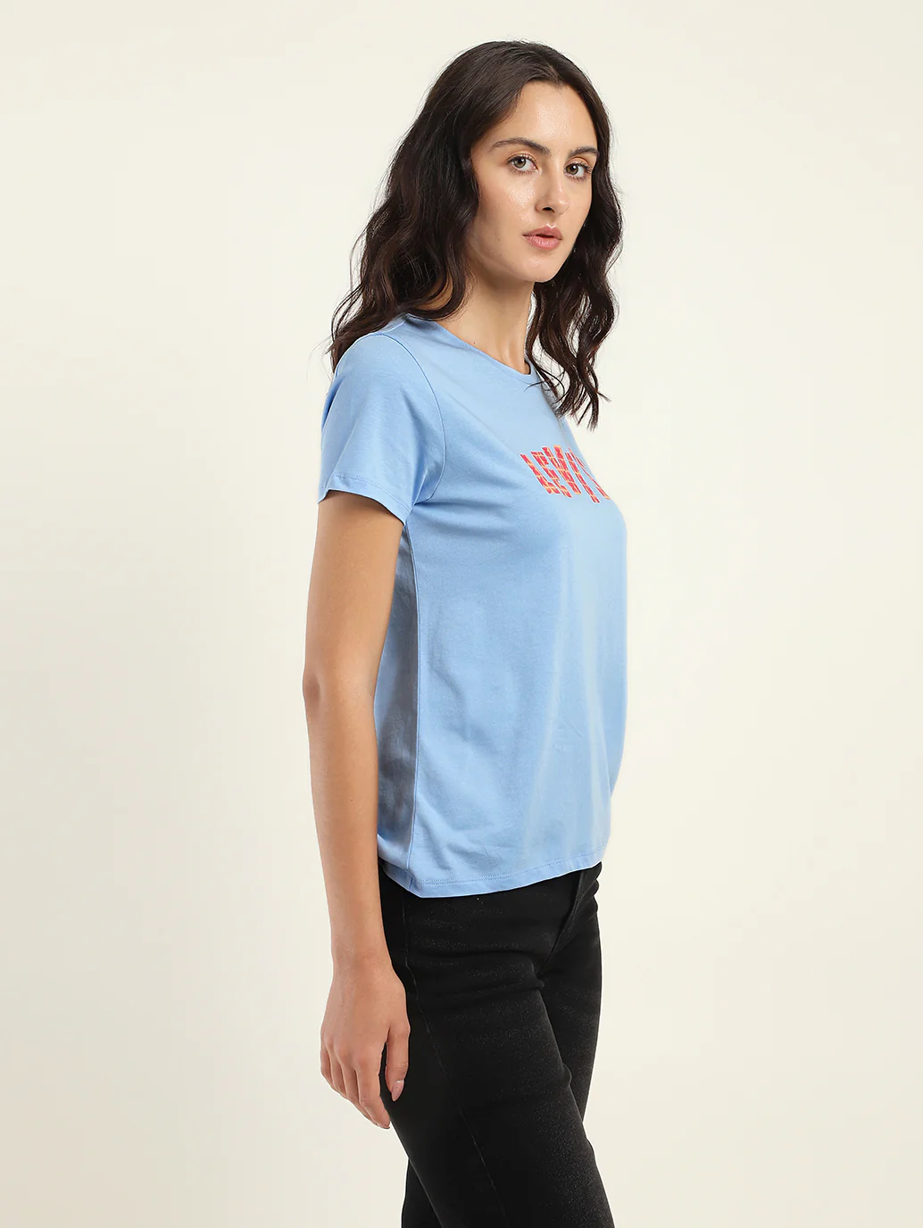 Women's Brand Logo Crew Neck T-Shirt - Image 3