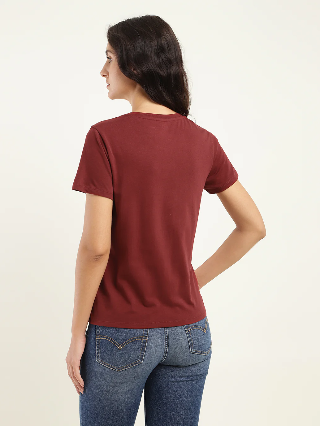 Women's Brand Logo Crew Neck T-Shirt - Image 5