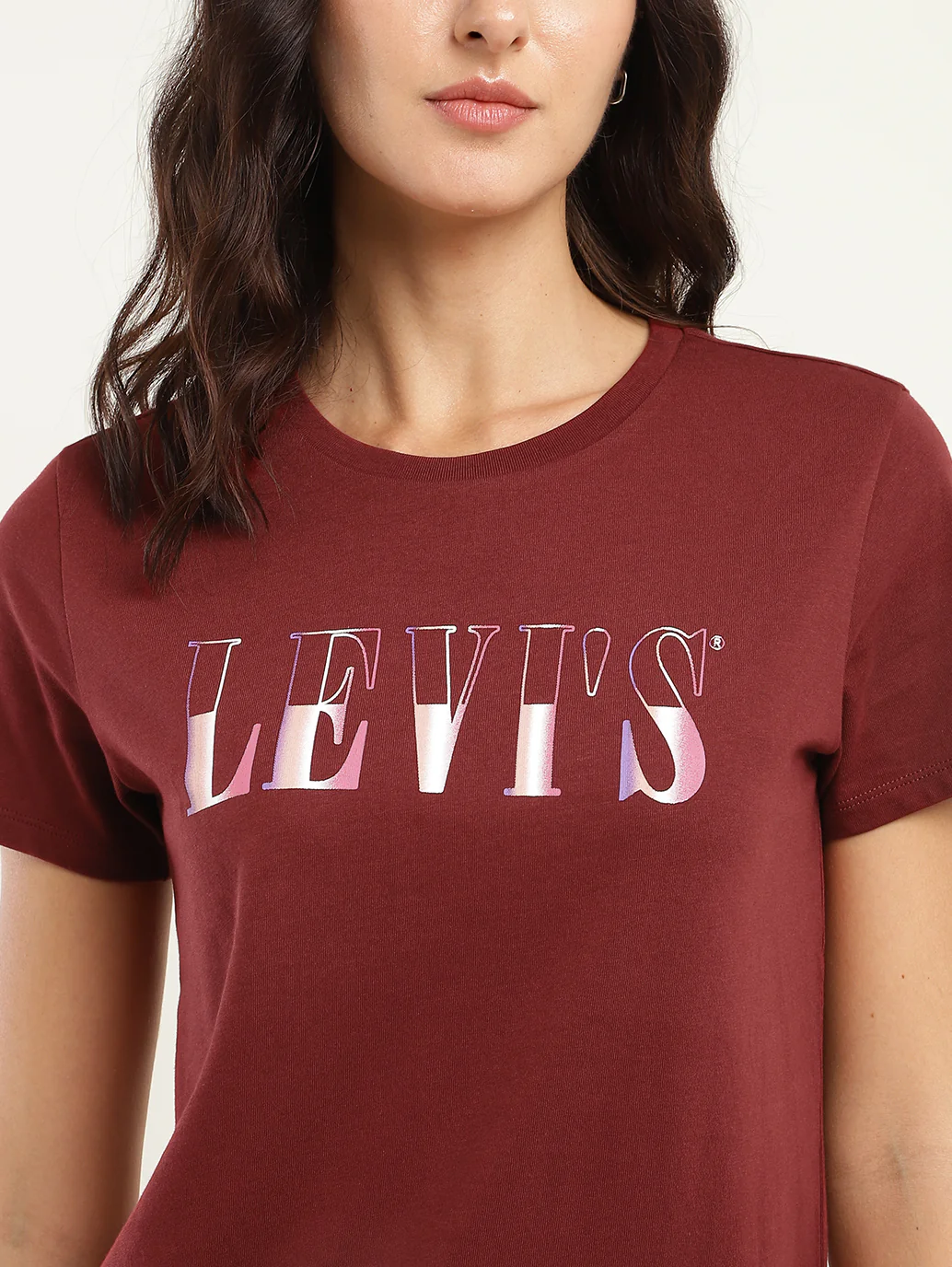 Women's Brand Logo Crew Neck T-Shirt - Image 6