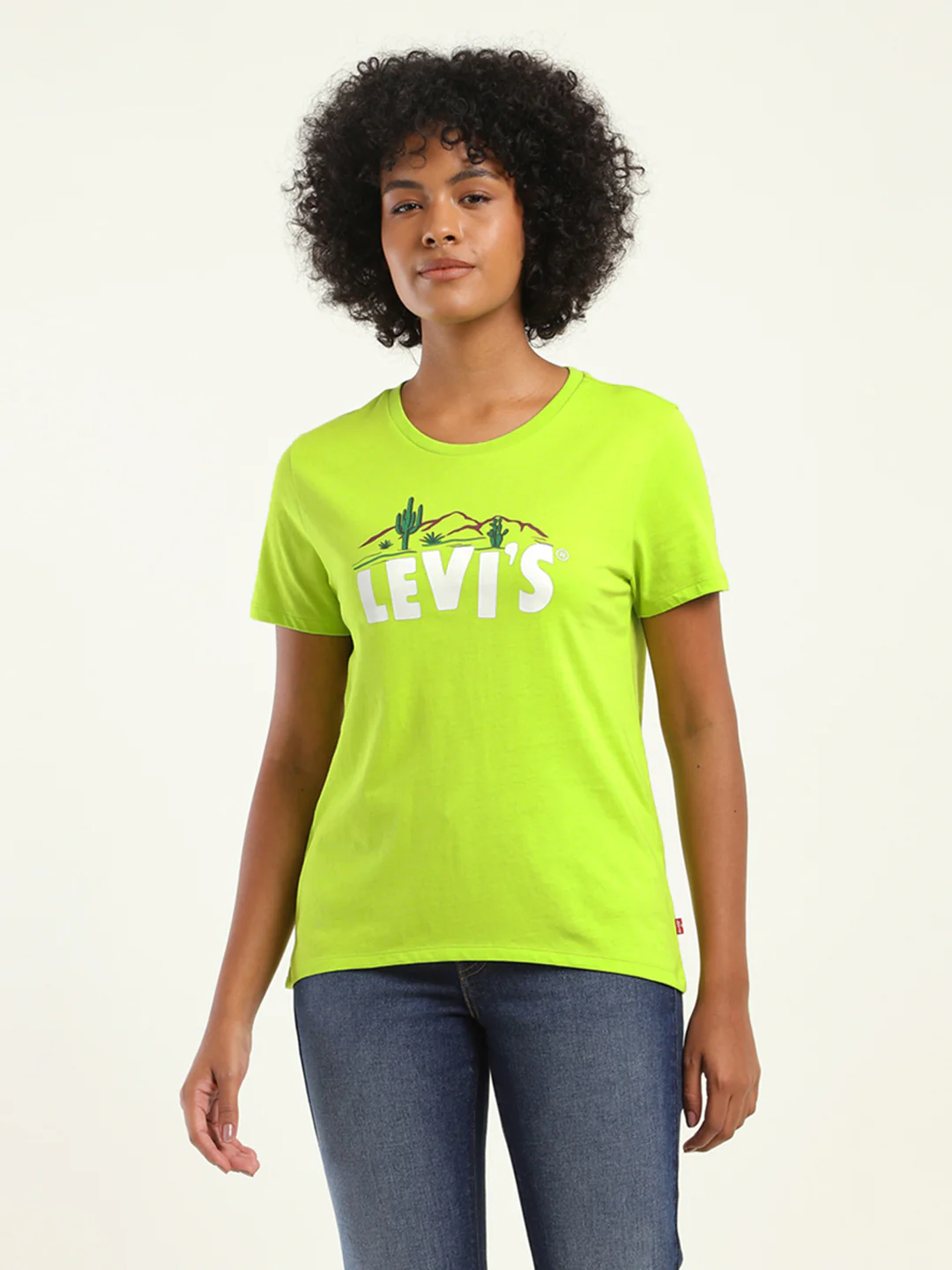 Women's Brand Logo Crew Neck T-Shirt - Image 2