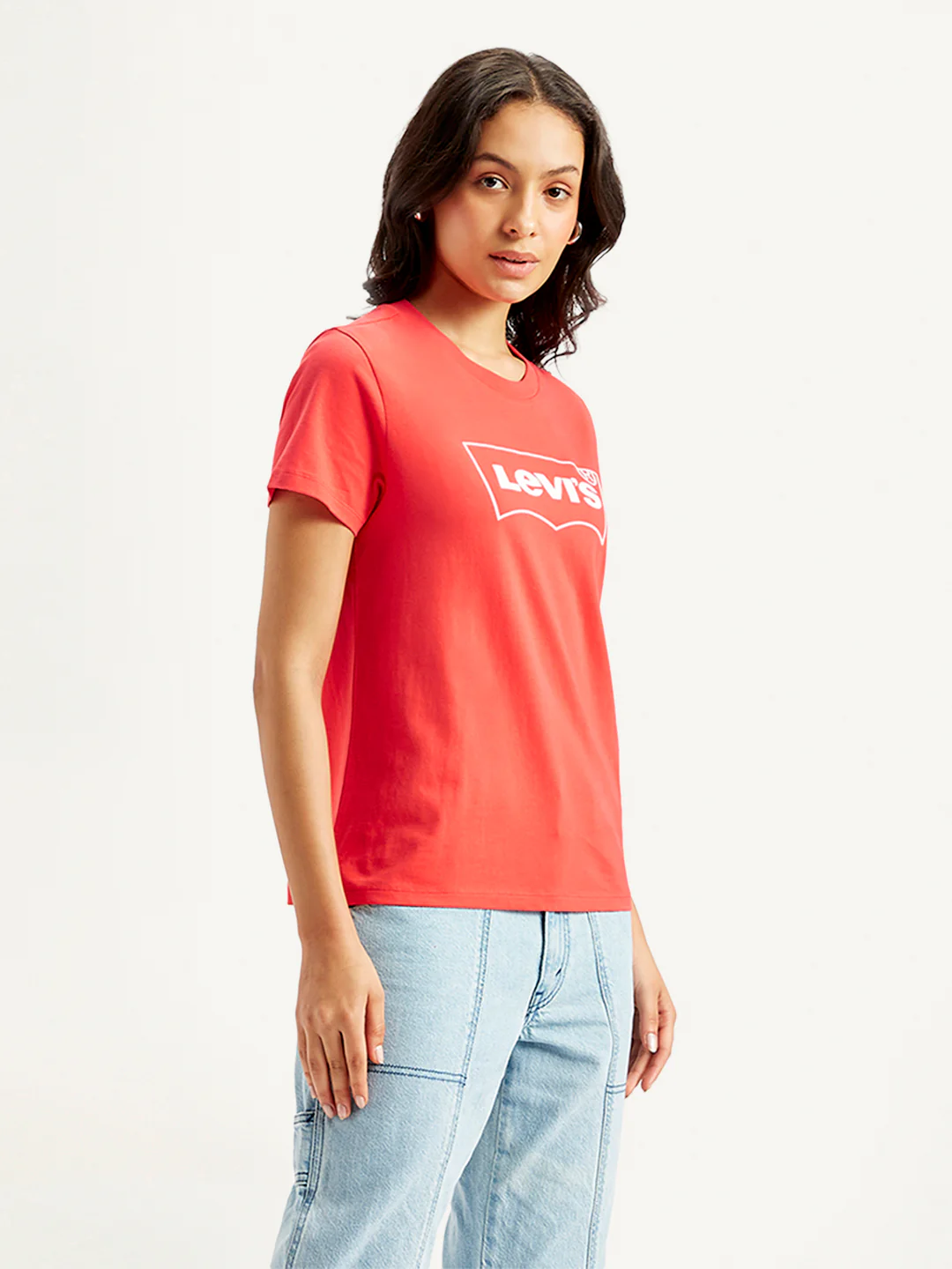 Women's Brand Logo Crew Neck T-shirt - Image 4