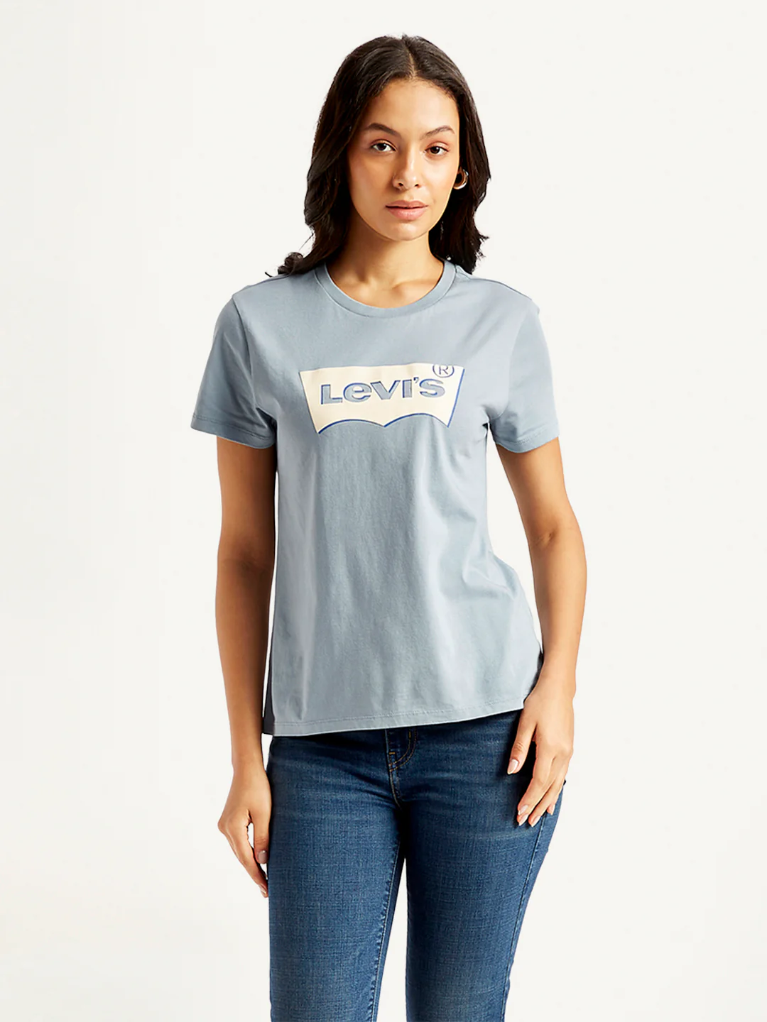 Women's Brand Logo Crew Neck T-shirt - Image 2