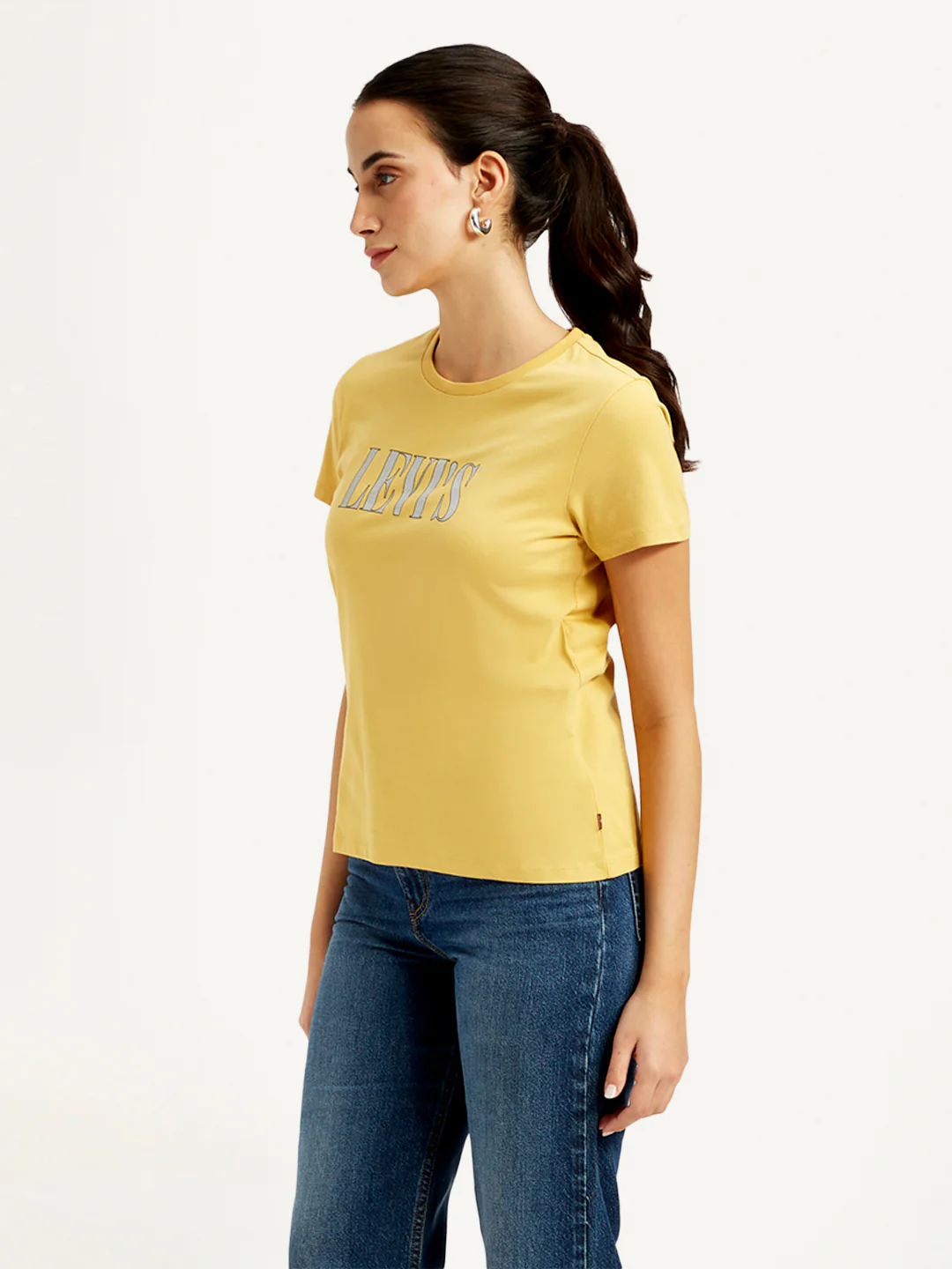 Women's Brand Logo Crew Neck T-Shirt - Image 4