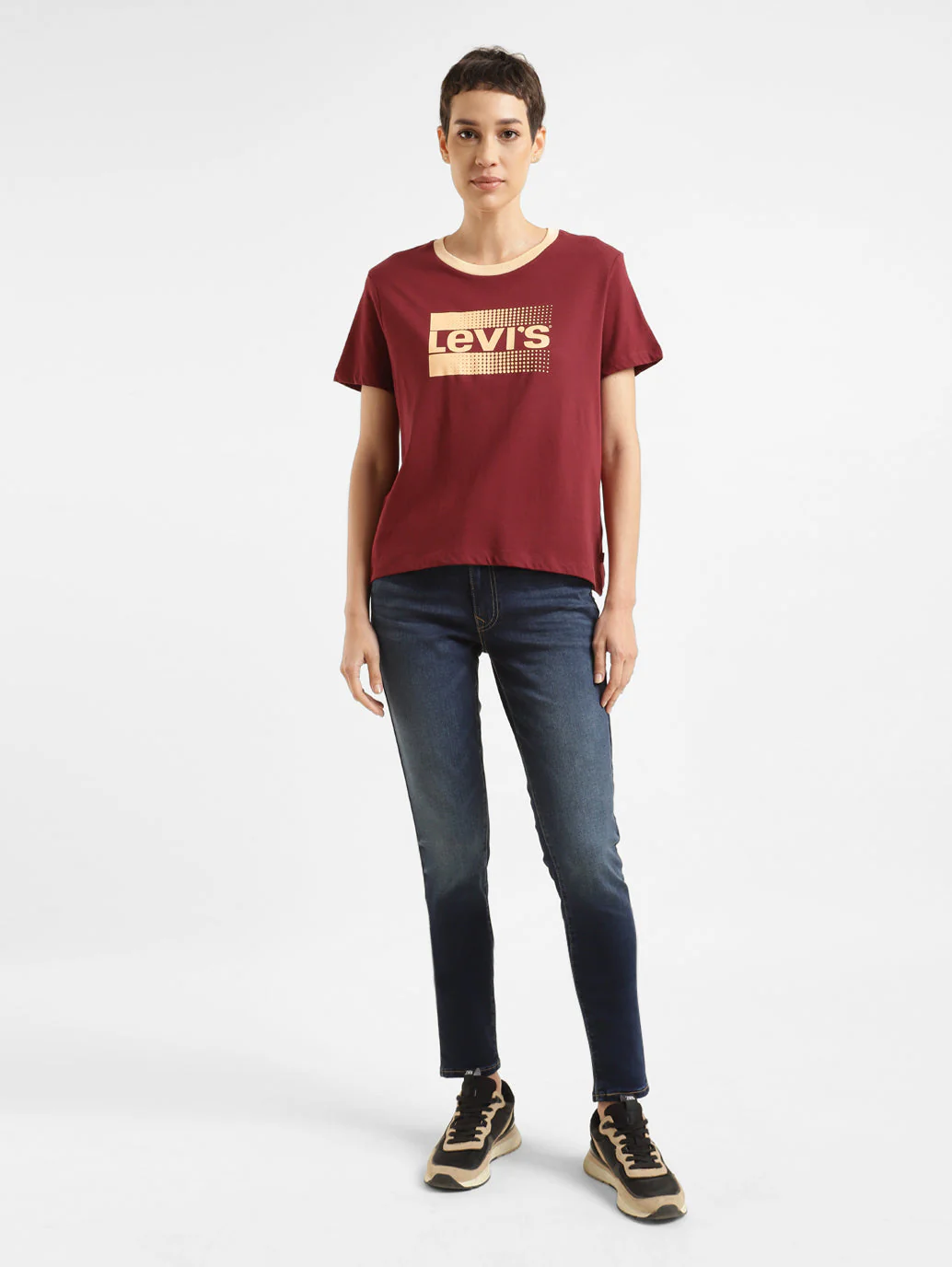 Women's Brand Logo Crew Neck T-shirt - Image 6