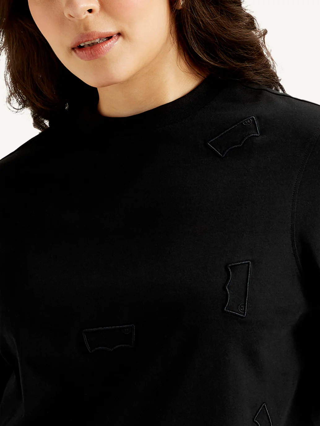 Women's Brand Logo Crew Neck T-shirt - Image 5