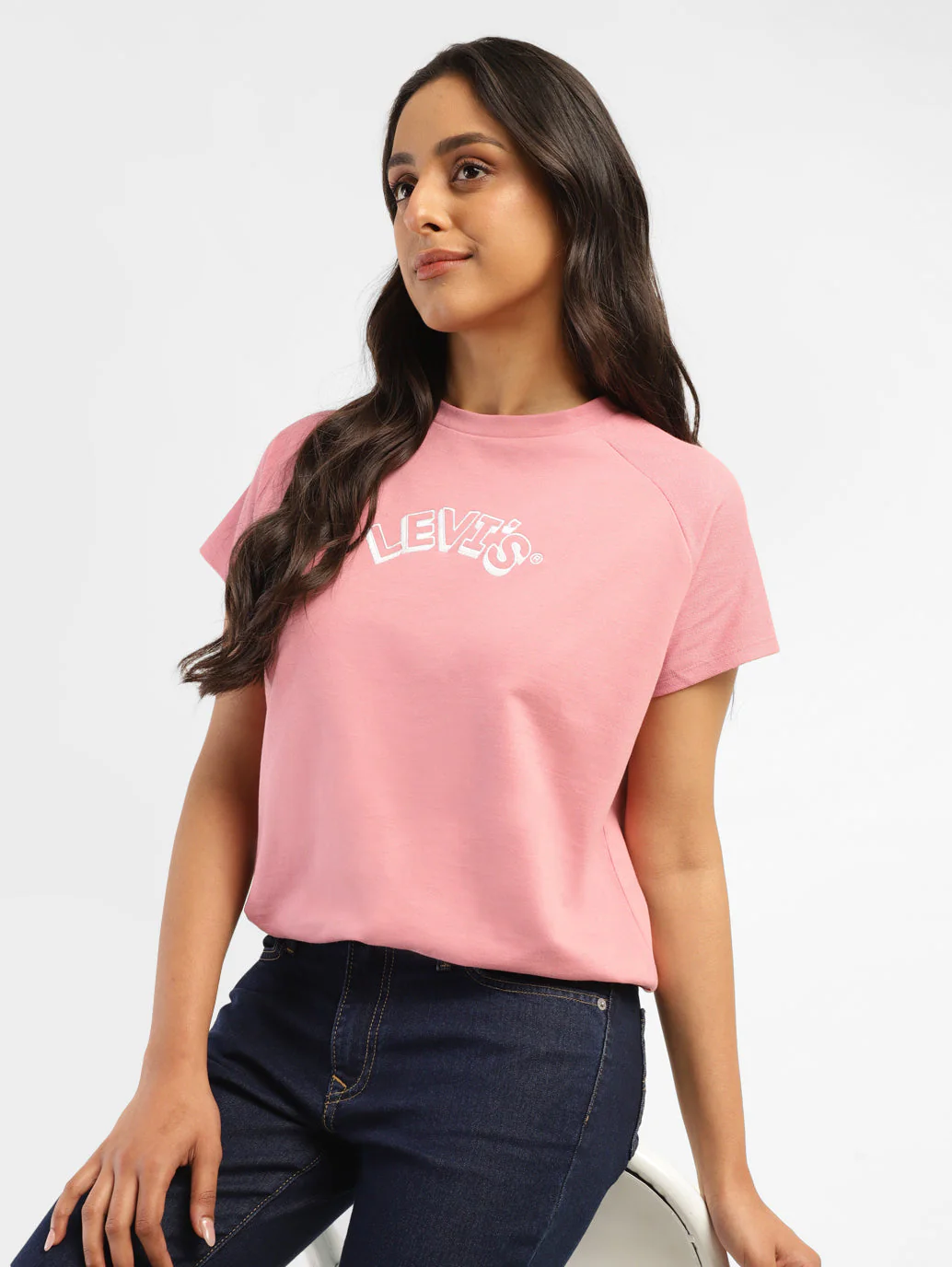 Women's Brand Logo Crew Neck T-Shirt - Image 2
