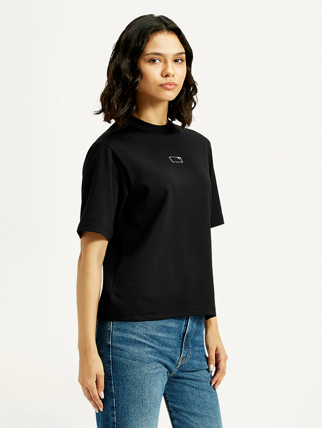Women's Brand Logo Crew Neck T-shirt - Image 2